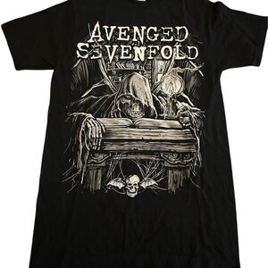 Avenged Sevenfold Grim Reaper Book Cover Black Shirt Size Men’s Medium